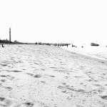 beach During the summer, hikers can expect to see some boats moored at the beach.