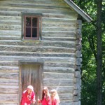 cabin This two-story cabin is one of the structures located on the Bailly homestead. Also on the property are the main house, a small brick house, a chapel, and a reconstructed fur-trading cabin.