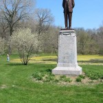 Mr. Pilcher In 1920 local businessman Robert Pilcher donated this virgin woodland to the City of Joliet with the stipulation that the land be left wild. Pilcher was a self-taught naturalist and a “sturdy pioneer,” according to the inscription on this statue near the park’s nature center.