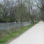 The I&M Canal Trail is one of the most scenic long trails in the region. The scenery is enhanced by the canal, which runs right alongisde the trail.
