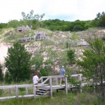 up the dune After a brief stroll on the beach, you'll start on the Succession Trail.