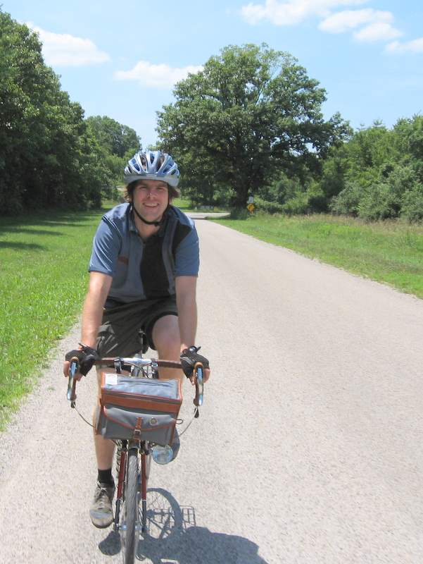Cycling through the Sand Ridge State Forest
