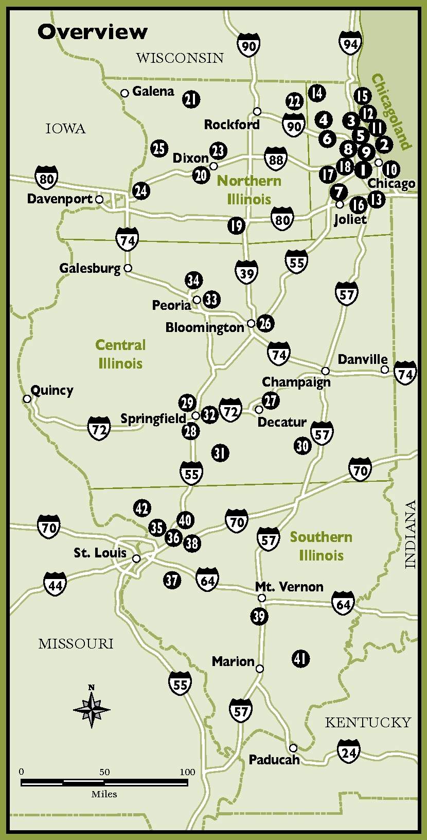Rail Trails Illinois map Rail Trails Illinois map