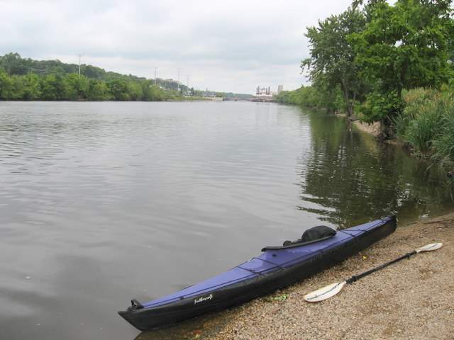 Gravelly banks allow you spots to pull out. 