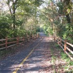 trail Much of the northern half of the route offers a surprisingly remote feel as it cuts through many acres of wetlands and bottomland woods.